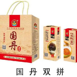國(guó)丹蛋品組合有機(jī)20枚裝（鴨松各10枚）